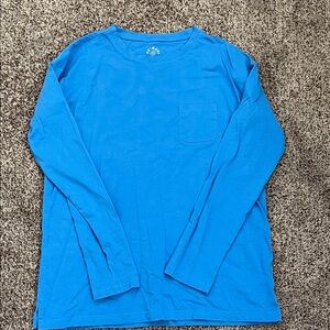 Primary Bright Blue Long Sleeve Tee
